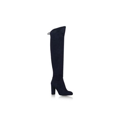 Carvela Blue 'Pace' high heel knee boots